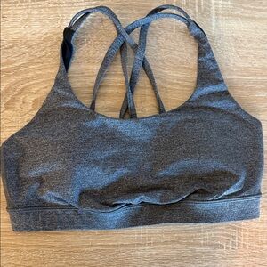 Lululemon Athletica Charcoal Sports Bra